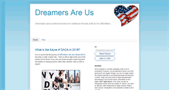 Desktop Screenshot of dreamersare.us